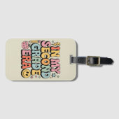 In mijn tweede klas tijdperk 2e klas leraar terug bagagelabel (Voorkant (horizontaal))