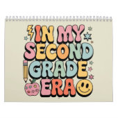 In mijn tweede klas tijdperk 2e klas leraar terug kalender (Hoes)