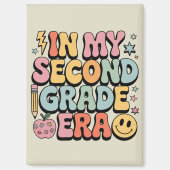 In mijn tweede klas tijdperk 2e klas leraar terug magneet (Voorkant)