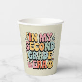 In mijn tweede klas tijdperk 2e klas leraar terug papieren bekers (Voorkant)