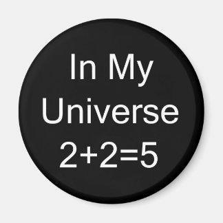 In mijn universum 2+2=5 magneet