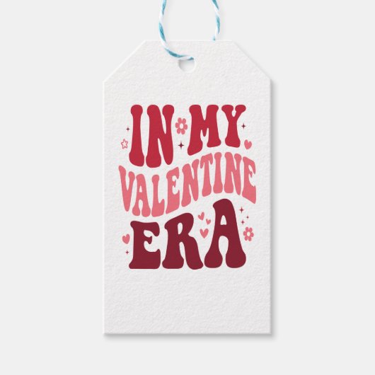 In mijn Valentijn tijdperk Cadeaulabel (Voorkant)