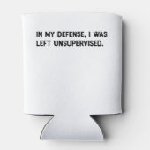 In mijn verdediging was ik ongecontroleerd gebleve blikjeskoeler (Achterkant)