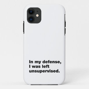 In mijn verdediging was ik ongecontroleerd gebleve iPhone 11 hoesje