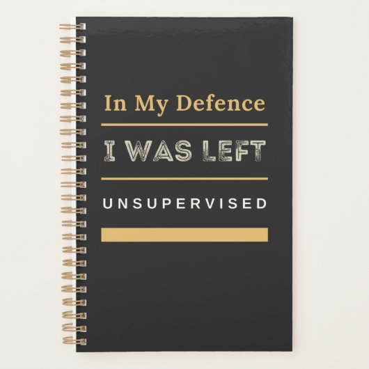 In mijn verdediging was ik ongecontroleerd grappig planner (Voorkant)