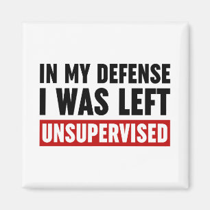 In mijn verdediging werd ik ongecontroleerd gelate magneet