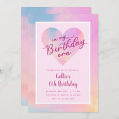 In mijn verjaardagstijd kaart (Voorkant / Achterkant)