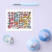 In mijn vierde klas Era 4e klas terug naar school Flyer (Enkel)