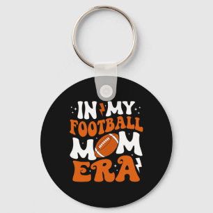 In Mijn Voetbal Moeder Tijdperk Schattig Groovy Vo Sleutelhanger