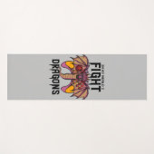 In mijn wereld vecht ik tegen draken yogamat (Voorkant (horizontaal))