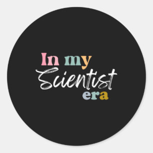 In Mijn Wetenschappelijke Tijdperk Ronde Sticker