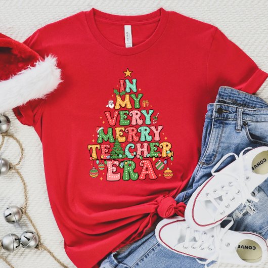 In mijn zeer vrolijke lerarentijdperk Kerstmis T-shirt