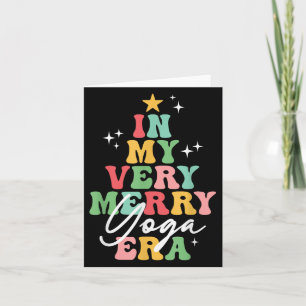 In mijn zeer vrolijke yoga tijdperk Yogi Kerstmis  Kaart