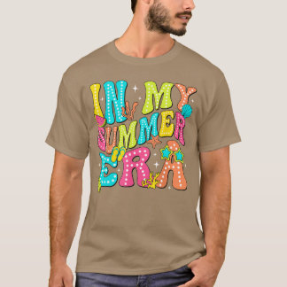In Mijn Zomer Tijdperk Zomerstop Strand Familie Ma T-shirt