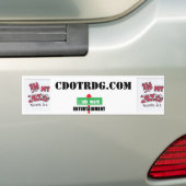 in mijn zone, bumpersticker (Op auto)