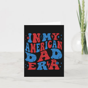 In M'n American Dad Tijdperk 4 Juli Patriottische Kaart