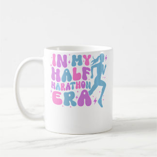 In M'n Halve Marathon Tijdperk Groovy Grappig Hard Koffiemok