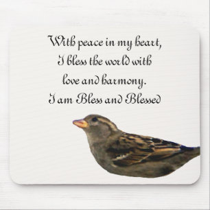 In m'n hart_ Mousepad Muismat