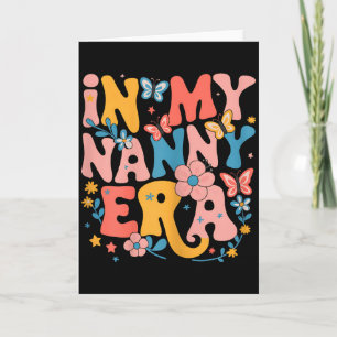 In M'n Nanny Tijdperk Retro Groovy Moedersdag Nann Kaart