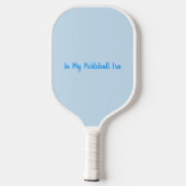 In M'n Pickleball Tijdperk Aangepaste Naam Blauwe Paddle (Achterkant)