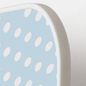 In M'n Pickleball Tijdperk Aangepaste Naam Blauwe Paddle (Links Detail)