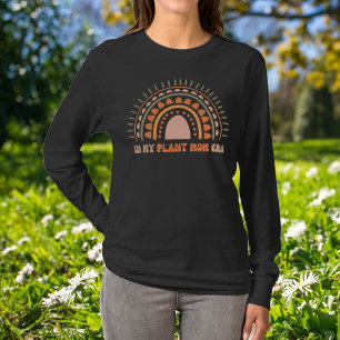 In M'n Plant Moeder Tijdperk Retro Regenboog Terra T-shirt