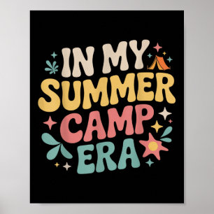 In M'n Zomer Kamp Tijdperk Retro Begeleider Campin Poster