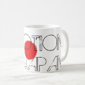 "In motion for Japan mok" (fondsenwerving) Koffiemok (Voorkant rechts)