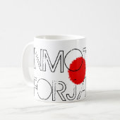 "In motion for Japan mok" (fondsenwerving) Koffiemok (Voorkant links)