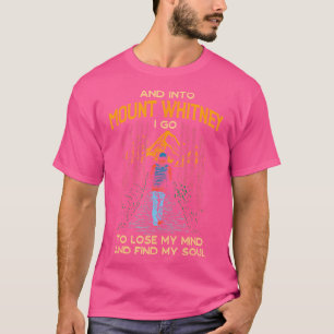 In Mount Whitney ga ik Californische heek heien T-shirt