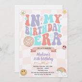 In My Birthday Era Party Invitation (Devant / Derrière)