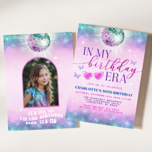 In My Birthday Era Uitnodiging - Tiener Verjaardag