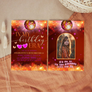 In My Birthday Era Uitnodiging - Tiener Verjaardag