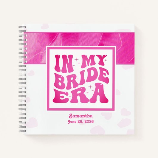 In My Bride Era Bruiloft Planner Notitieboek (Voorkant)