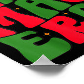 In My Christmas Era Groovy Xmas Matching Christmas Poster (Hoek)