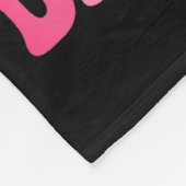 In My Double Digits Era Coquette Bow 10th Birthday Fleece Deken (Hoek)