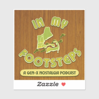 In My Footsteps Podcast Bumper Sticker Alt. #2