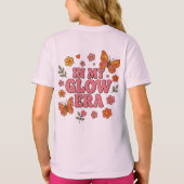 In My Glow Era T-shirt – Retro Butterfly & Flower (Achterkant)
