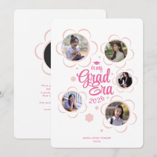 In My Grad Era 2026 Photo Collage Graduation Aankondiging