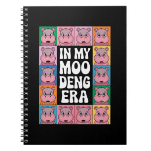 In My Moo Deng Era Moo Deng Hippo Lover Notitieboek