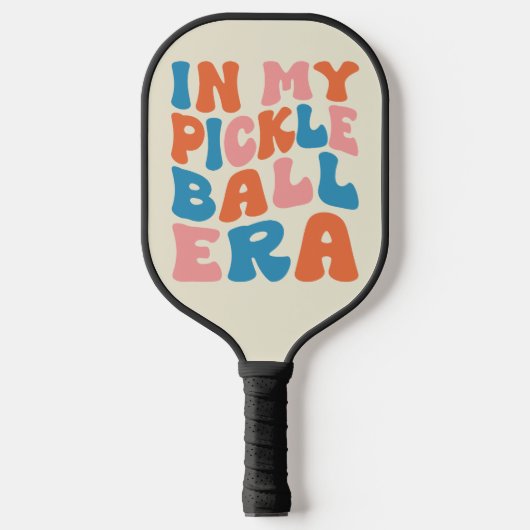 In My Pickleball Era Custom Name Pickleball Paddle (Voorkant)
