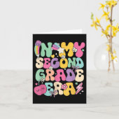 In My Second Grade Era Teachers Women Back To Scho Kaart (Gele Bloem)