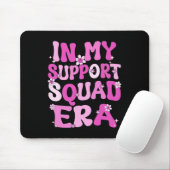 In My Support Squad Era Groovy borstkanker Aware Muismat (Met muis)