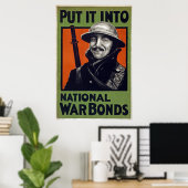 In nationale oorlogsbassins plaatsen (canvas) poster (Thuiskantoor)