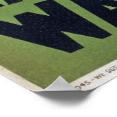 In nationale oorlogsbassins plaatsen (canvas) poster (Hoek)