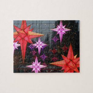 In New York City. kerstversiering binnenin Legpuzzel