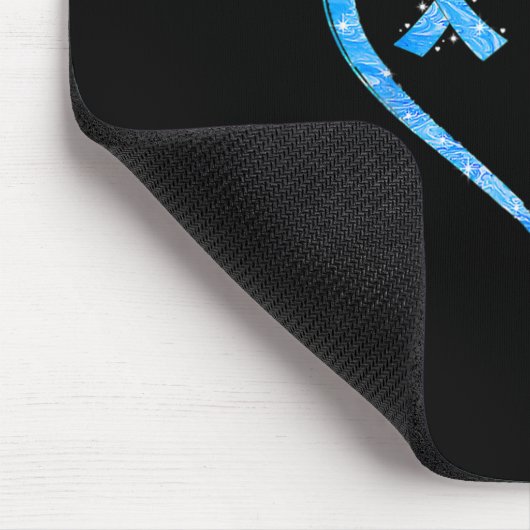 In november Draag we Blue Cure Diabetes Awareness Muismat (Hoek)