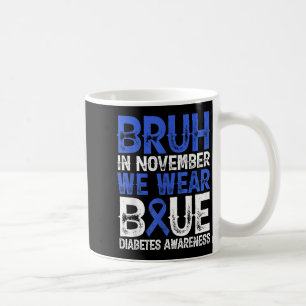 In november Draag we Blue Diabetes Awareness B Koffiemok