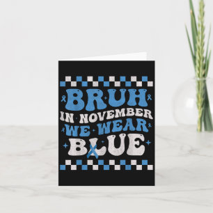 In november Draag we Blue Diabetes Awareness D Kaart