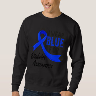 In november Draag we Blue Ribbon T1D Diabetes AWar Trui